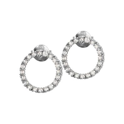 Jacques Lemans - Ohrstecker Sterlingsilber mit White Topaz - SE-O121A