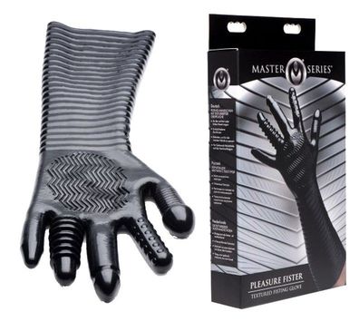 MASTER SERIES Pleasure Fister Textured Fi...g Glove