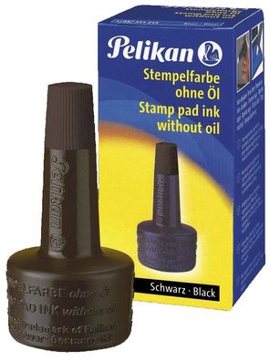 Pelikan® 351197 Stempelfarbe 4K - ohne Öl, 28 ml, schwarz