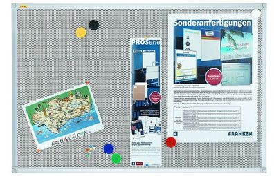 Franken PM3602 Textiltafel Pin´n´Mag X-tra!Line® 90 x 60 cm grau