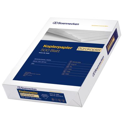 Soennecken Kopierpapier Bürokopier 5100 DIN A4 80g weiß 500 Bl./Pack