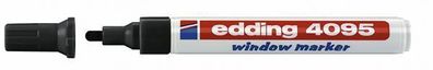 Edding 4-4095001 4095 Kreidemarker - 2 - 3 mm, schwarz