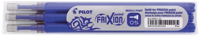 Pilot BLS-FRP5-L-S3 Tintenrollermine FriXion BLS-FRP5 - 0,3 mm, blau, 3er Pack