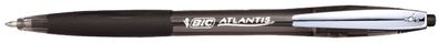 BiC® 902133 Druckkugelschreiber ATLANTIS® Soft - 0,4 mm, schwarz (dokumentenecht)