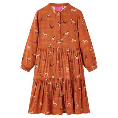 Kinderkleid Cognac 104