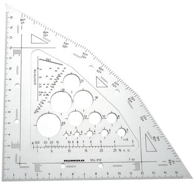 Rumold 354010 Techno-Combi-Winkel - glasklar