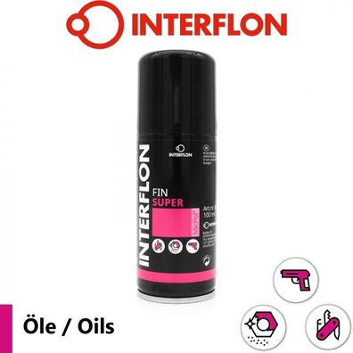 Interflon Fin Super 100ml Aerosol Trockenschmiermittel Kriechöl MicPol