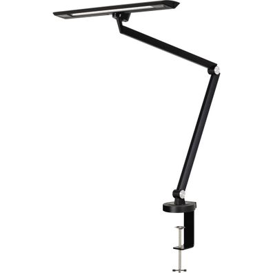 Hansa 41-5010.718 Hansa LED Zirkon LED-Schreibtischlampe schwarz 12 W mit Tischklemme