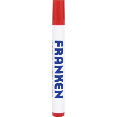 Franken Z1902 01 10er Whiteboard-Marker, Strichstärke: 2-6 mm, rot