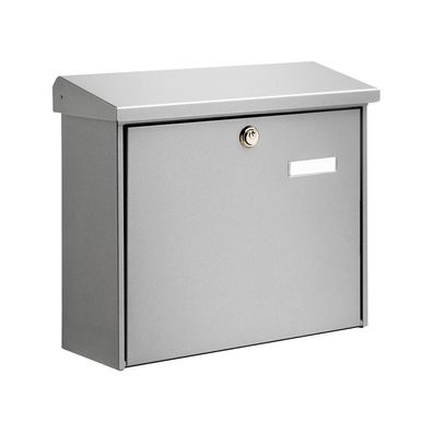 Burg-Wächter 913SI Briefkasten Comfort - 380 x 340 x 148 mm, silber, Stahl