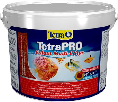 TetraPro Colour Multi Crisps 10 Liter Futter Farbfutter für Zierfische