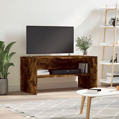 vidaXL TV-Schrank Räuchereiche 80x40x40 cm Holzwerkstoff