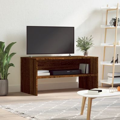 vidaXL TV-Schrank Braun Eiche-Optik 80x40x40 cm Holzwerkstoff