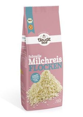 Bauck Mühle 6x Schnelle Milchreisflocken glutenfrei Bio 425g