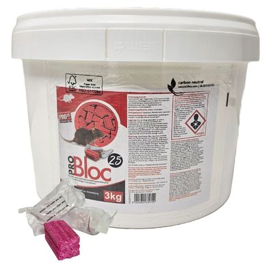 Probloc 25 | Mäuse- und Rattenköder 3 kg