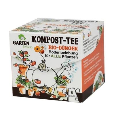 Kompost-Tee für Pflanzen Gartenleben 8 Beutel á 30 ml