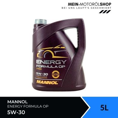 Mannol Energy Formula OP 5W-30 5 Liter