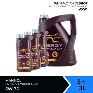 Mannol Energy Formula OP 5W-30 5 + 3 Liter