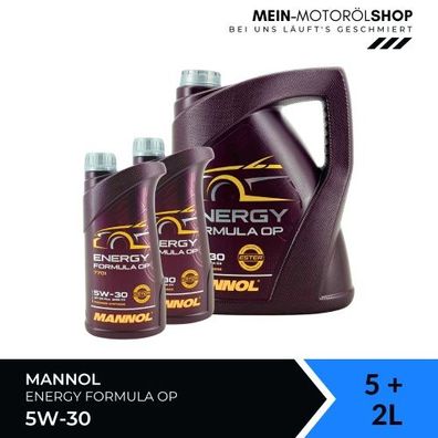 Mannol Energy Formula OP 5W-30 5 + 2 Liter