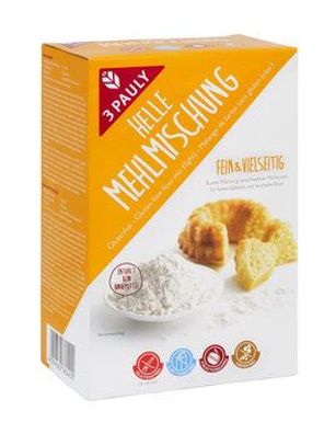 3PAULY 6x Helle Mehlmischung 2x400g glutenfrei 800g