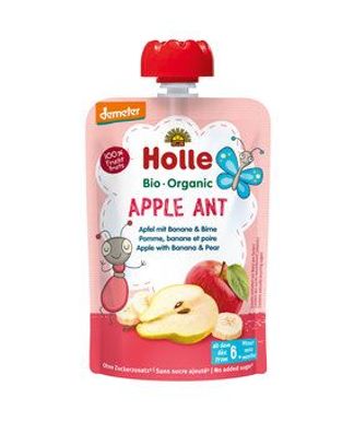 Holle 6x Apple Ant - Apfel & Banane mit Birne 100g