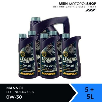 Mannol Legend 504/507 0W-30 5 + 5 Liter