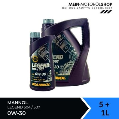 Mannol Legend 504/507 0W-30 5 + 1 Liter