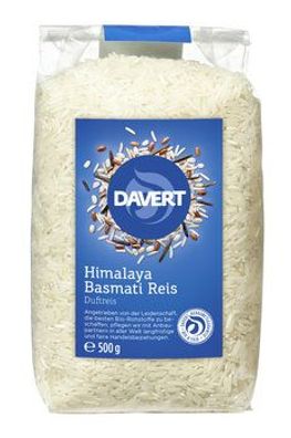 Davert 3x Himalaya Basmati Reis weiß 500g 500g