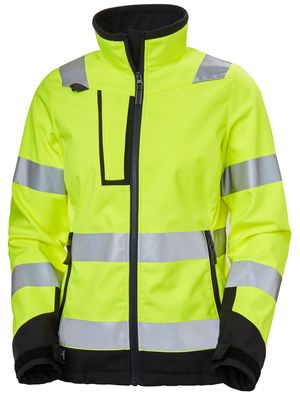 Helly Hansen Damen Softshelljacke W LUNA HI VIS Softshell JACKET 74098