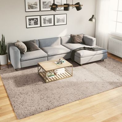 vidaXL Shaggy-Teppich Pamplona Hochflor Modern Beige 240x340 cm