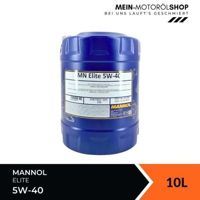 Mannol Elite 5W-40 10 Liter