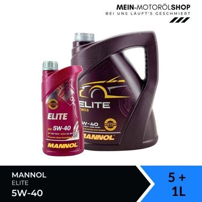 Mannol Elite 5W-40 5 + 1 Liter