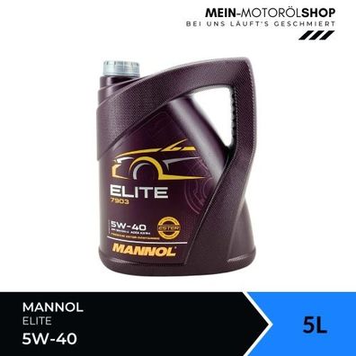 Mannol Elite 5W-40 5 Liter