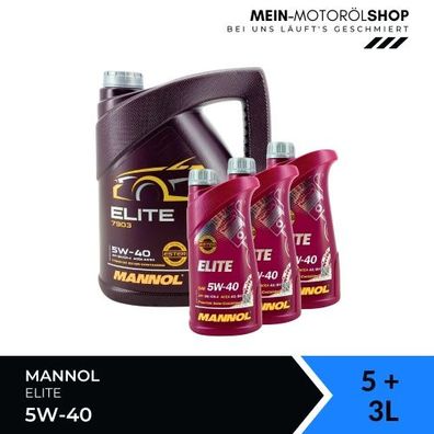 Mannol Elite 5W-40 5 + 3 Liter