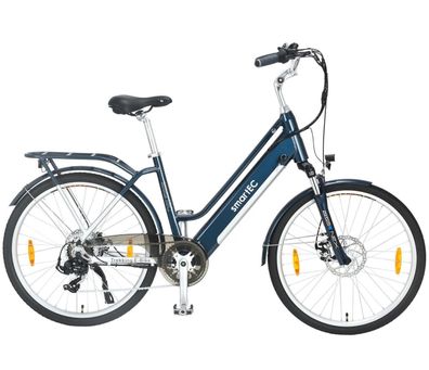 smartEC Trek-26D E-Bike Trekkingrad 26 Zoll Pedelec Hinterradmotor