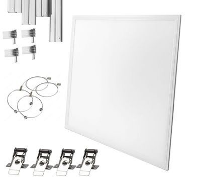 620x620 mm Panel 40w Einbau Aufbau Aufputz mit oder ohne Montage zubehör