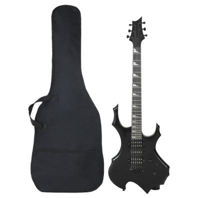 vidaXL E-Gitarre für Anfänger mit Tasche Schwarz 4/4 39"