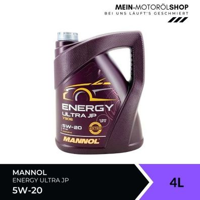 Mannol Energy Ultra JP 5W-20 4 Liter