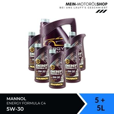 Mannol Energy Formula C4 5W-30 5 + 5 Liter