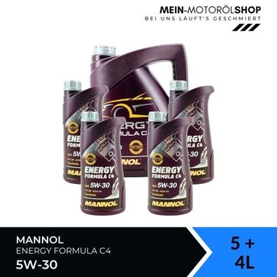 Mannol Energy Formula C4 5W-30 5 + 4 Liter