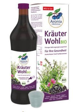 Aronia Original Bio Aronia KräuterWohl NEM (flüssig) 0,7l