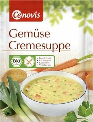 Cenovis 6x Gemüse Cremesuppe, bio 64g