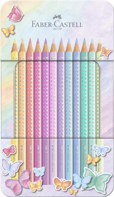 Faber Castell Buntstifte Sparkle Pastell 12er Metalle