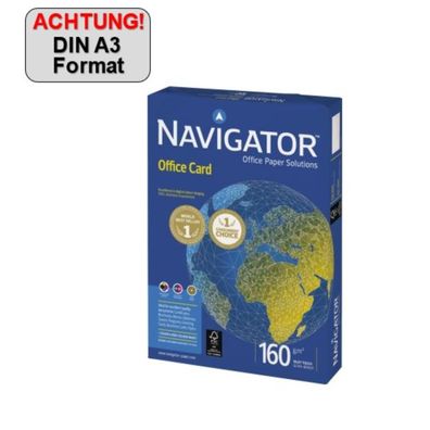 Navigator Kopierpapier Office Card 8248B16B A3 160g 250 Bl./Pack