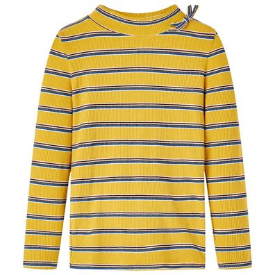 Kinder-Langarmshirt Ocker 92