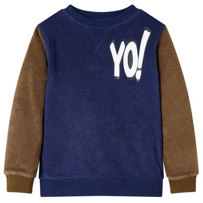 Kinder-Sweatshirt Dunkles Marineblau 140