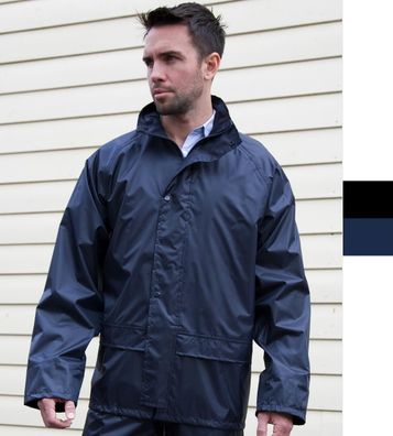 Result Herren Regenjacke versiegelte Nähte wasserdicht StormDri R227X NEU