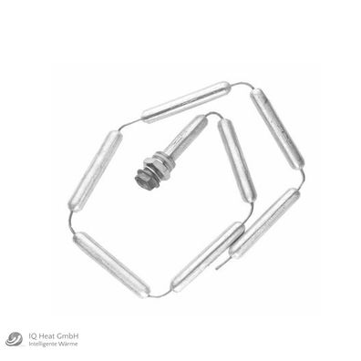 Koch Kettenanode Magnesiumanode Opferanode Schutzanode 3/4" DN22 850mm 5 Glieder