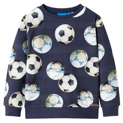 Kinder-Sweatshirt Marineblau 116