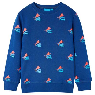 Kinder-Sweatshirt Dunkelblau 116